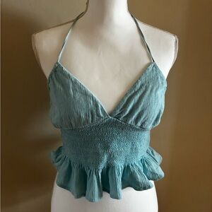 PacSun Teal Halter Top